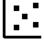 Graph Scatter SVG Icon